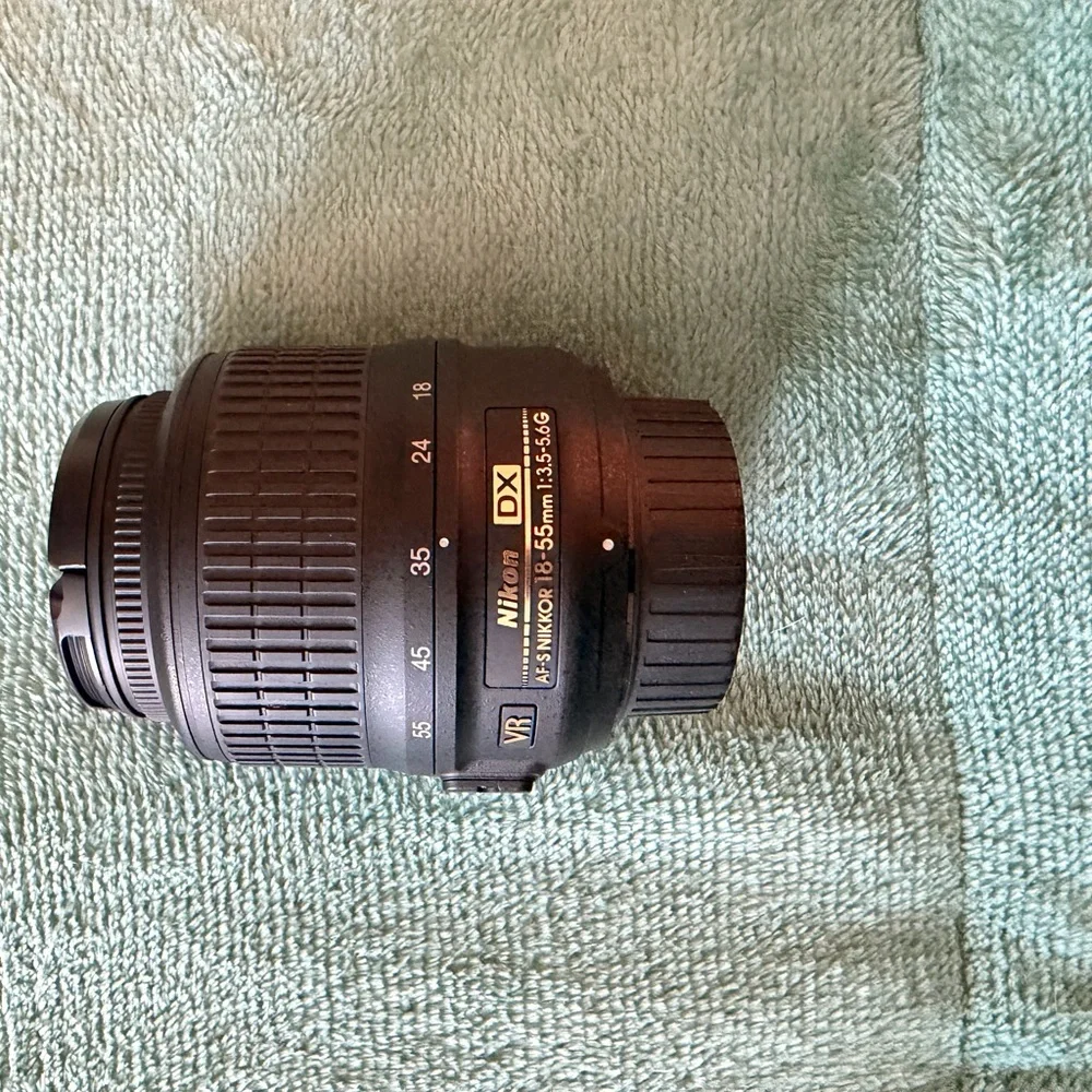 Nikon Black and Red DSLR Camera Body